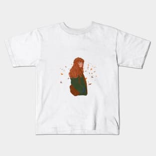 Autumn girl Kids T-Shirt